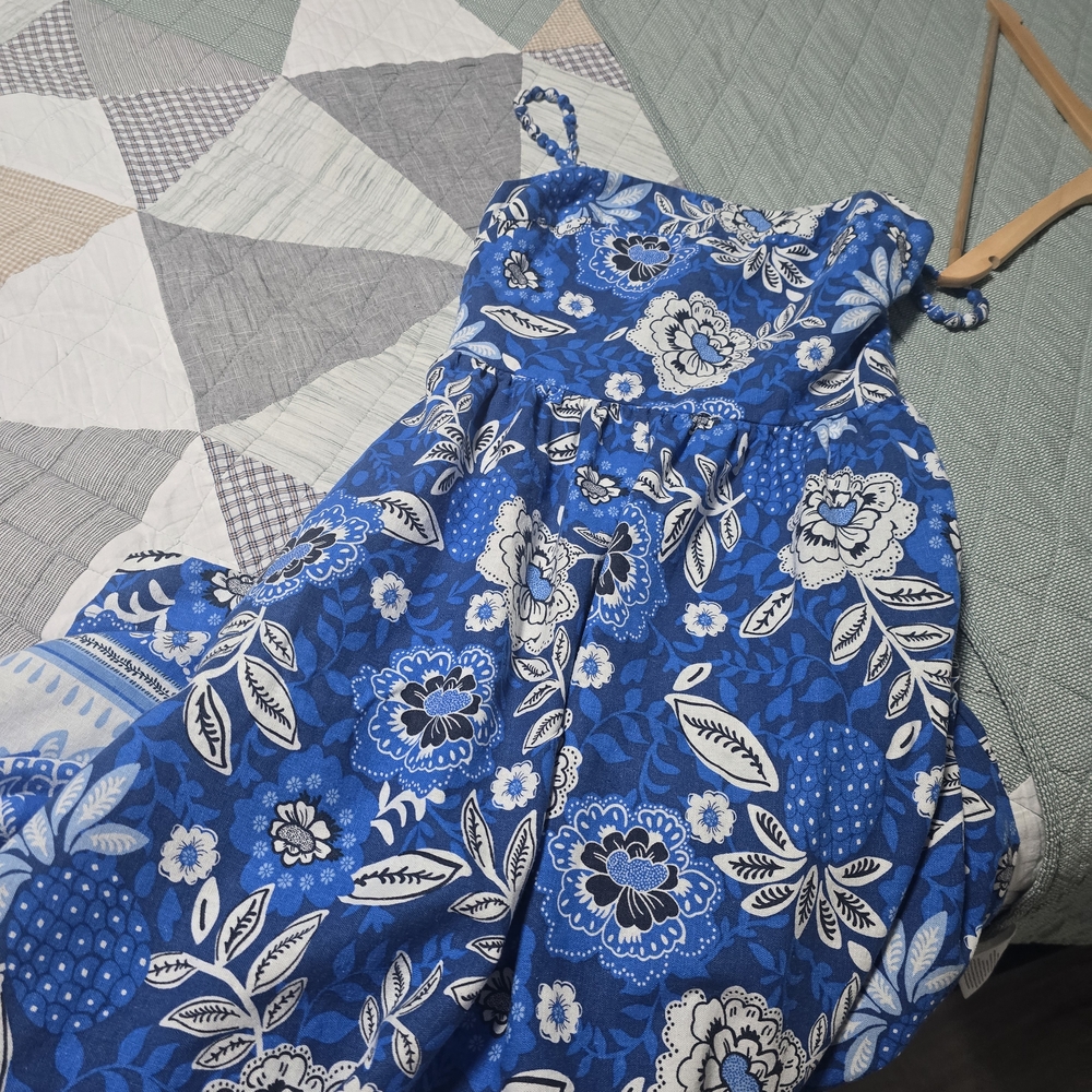 Rachel Zoe Floral Maxi Dress in Blue and White - Picture 8 of 12